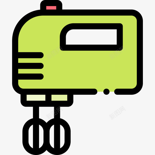 搅拌机面包房94线性颜色图标svg_新图网 https://ixintu.com 搅拌机 线性颜色 面包房94