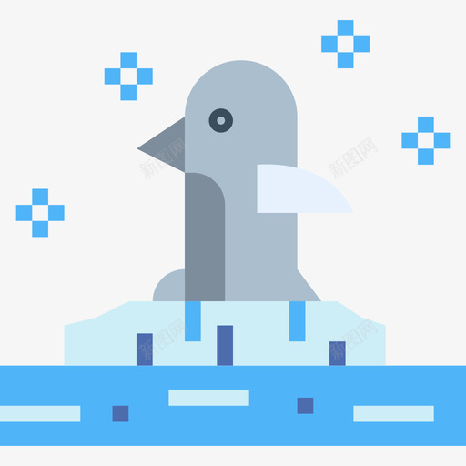 企鹅水族馆2公寓图标svg_新图网 https://ixintu.com 企鹅 公寓 水族馆