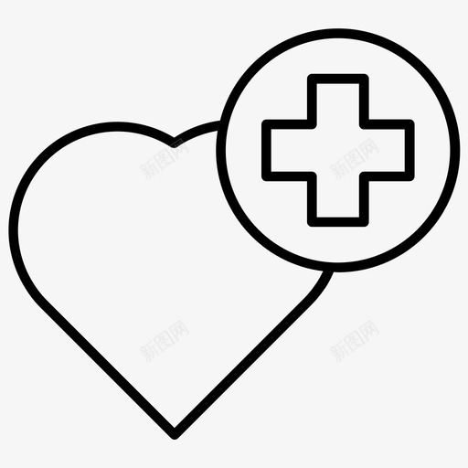 健康爱护理帮助图标svg_新图网 https://ixintu.com 健康 医务室 大纲 帮助 护理 药房