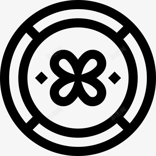 硬币爱尔兰直系图标svg_新图网 https://ixintu.com 爱尔兰 直系 硬币