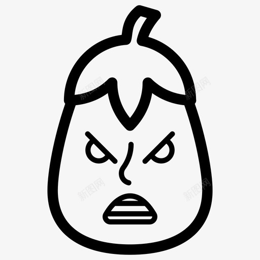 愤怒的布林贾尔脸愤怒的表情符号表情符号图标svg_新图网 https://ixintu.com 向量 图标 布林 情绪 愤怒 符号 表情 贾尔脸