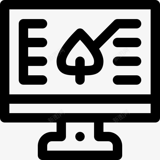 计算机智能农场35线性图标svg_新图网 https://ixintu.com 智能农场35 线性 计算机