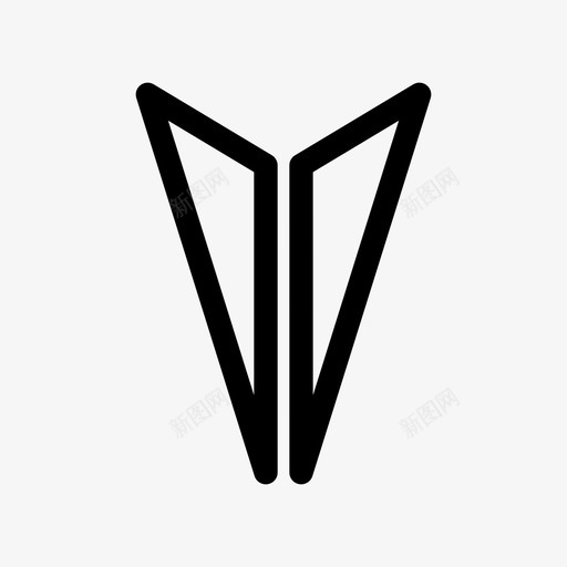 向下箭头导航图标svg_新图网 https://ixintu.com 向下 导航 导航箭头设置图标 箭头