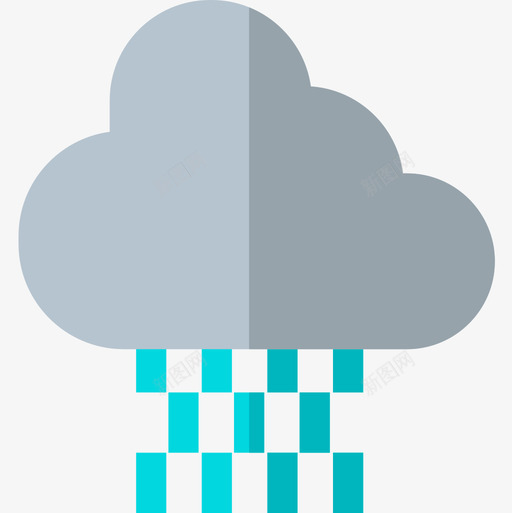 雨天气170充满图标svg_新图网 https://ixintu.com 充满 天气170 雨