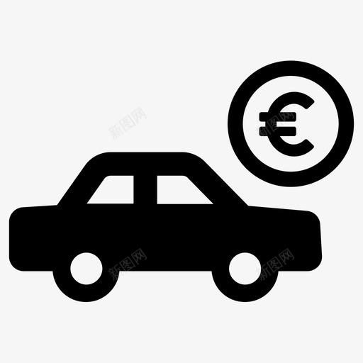待售汽车出租汽车车费图标svg_新图网 https://ixintu.com 交通 出租汽车 待售汽车 汽车 车费 车辆租赁