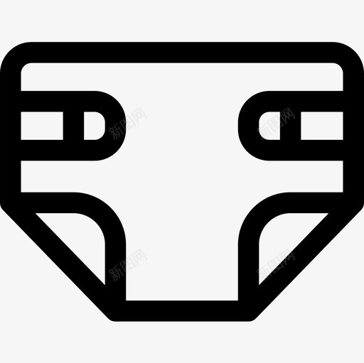 尿布婴儿67直系图标svg_新图网 https://ixintu.com 婴儿 尿布 直系