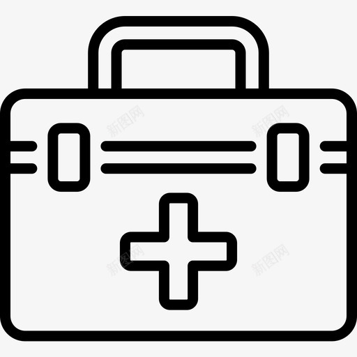 急救箱自然灾害22线性图标svg_新图网 https://ixintu.com 急救箱 线性 自然灾害