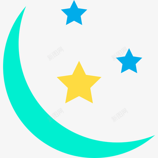 月亮太空98平的图标svg_新图网 https://ixintu.com 太空 平的 月亮