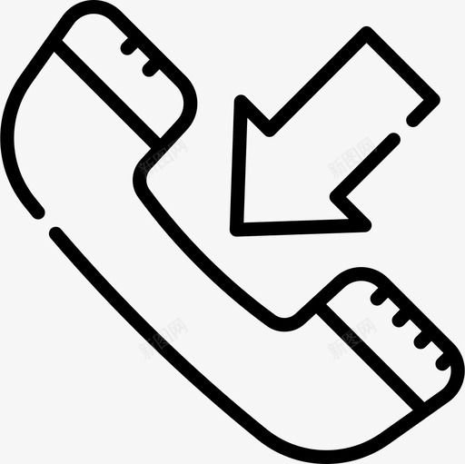 来电25号电话直拨图标svg_新图网 https://ixintu.com 25号 来电 电话 直拨