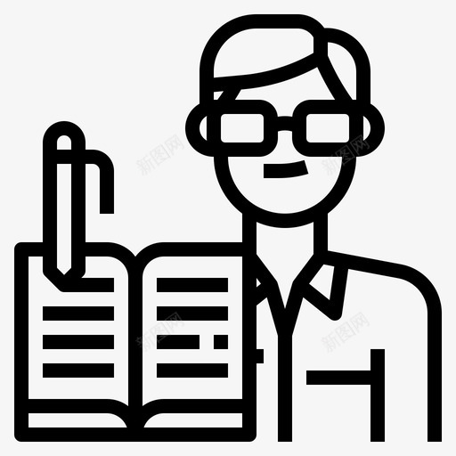 编辑头像职业图标svg_新图网 https://ixintu.com 出版商 大纲 头像 编辑 职业