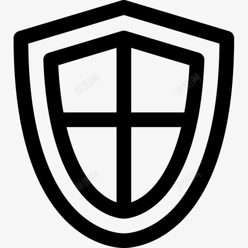 盾牌童话10直线图标svg_新图网 https://ixintu.com 直线 盾牌 童话10