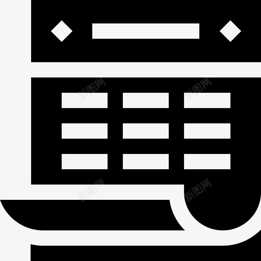 日历生活方式15填充图标svg_新图网 https://ixintu.com 填充 日历 生活方式