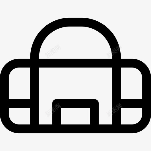 运动包健身房59线性图标svg_新图网 https://ixintu.com 健身房59 线性 运动包
