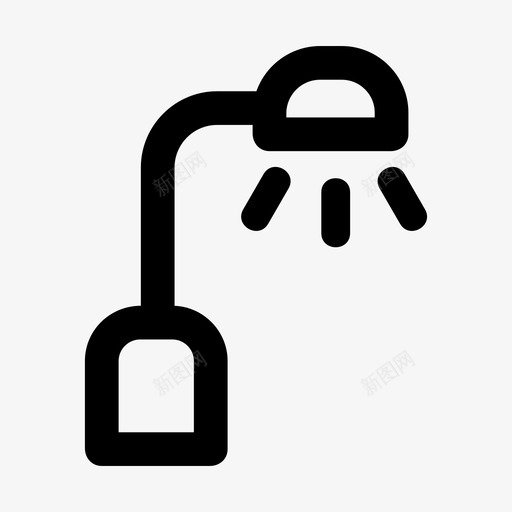 路灯灯照明图标svg_新图网 https://ixintu.com 照明 红绿灯 路灯