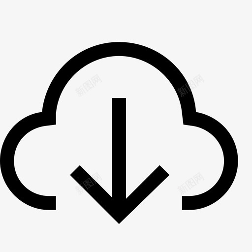 云下载svg_新图网 https://ixintu.com 云下载