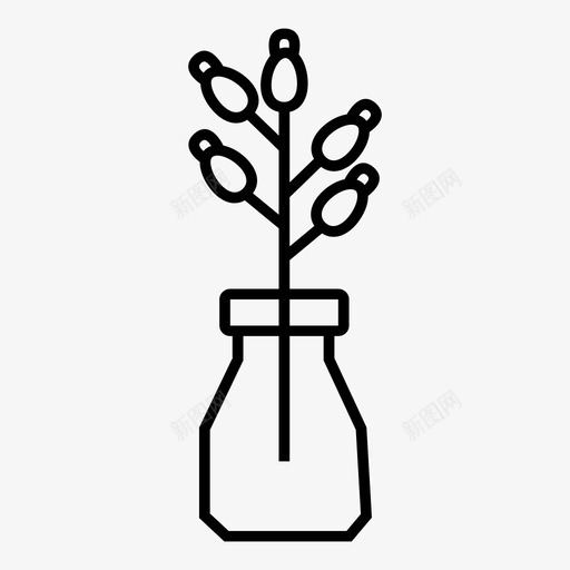 室内植物花盆花园图标svg_新图网 https://ixintu.com 室内 收藏 植物 花园 花盆