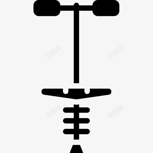 Pogo棒50分2填充图标svg_新图网 https://ixintu.com 50分 Pogo 填充