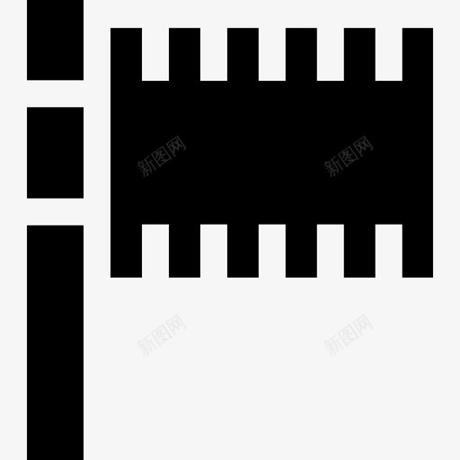 旗子维京人填充图标svg_新图网 https://ixintu.com 旗子 维京人填充