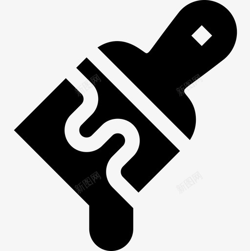 画笔普通艺术20填充图标svg_新图网 https://ixintu.com 填充 普通 画笔 艺术