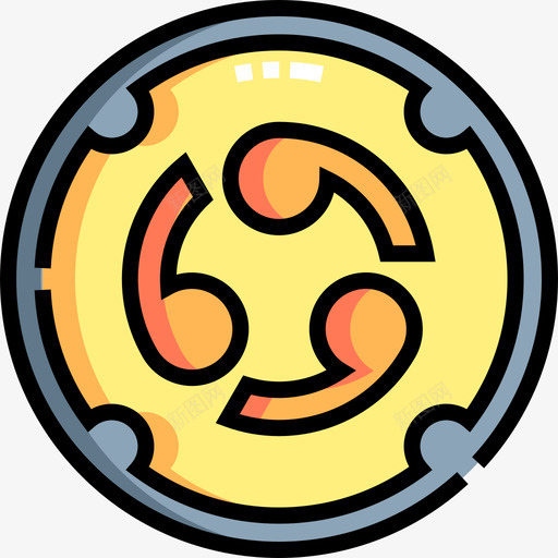 Kamon日本32线性颜色图标svg_新图网 https://ixintu.com Kamon 日本 线性 颜色
