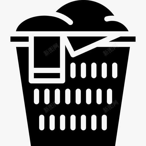 篮子洗衣房15字形图标svg_新图网 https://ixintu.com 字形 洗衣房 篮子