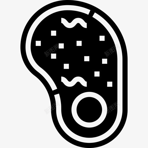 牛排烧烤和烧烤5字形图标svg_新图网 https://ixintu.com 字形 烧烤 牛排