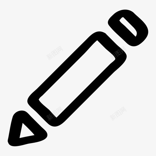 编辑手绘钢笔图标svg_新图网 https://ixintu.com 手绘 手绘基础 编辑 钢笔 铅笔