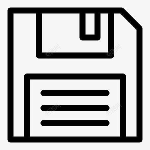 软盘闪存保存图标svg_新图网 https://ixintu.com 保存 办公 技术 文件 软盘 闪存