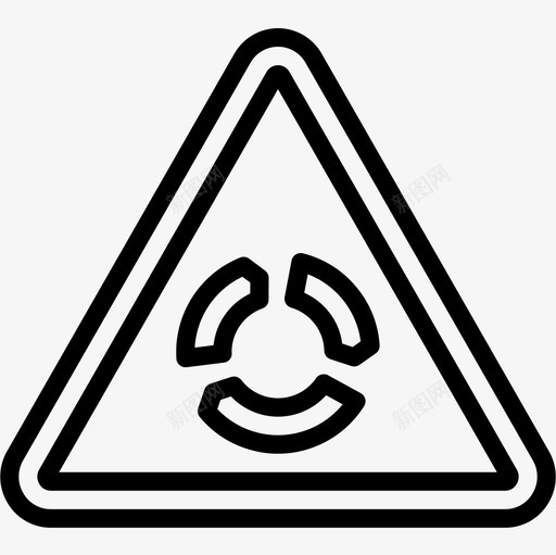环形交叉口英国路标线形图标svg_新图网 https://ixintu.com 交叉口 环形 线形 英国 路标