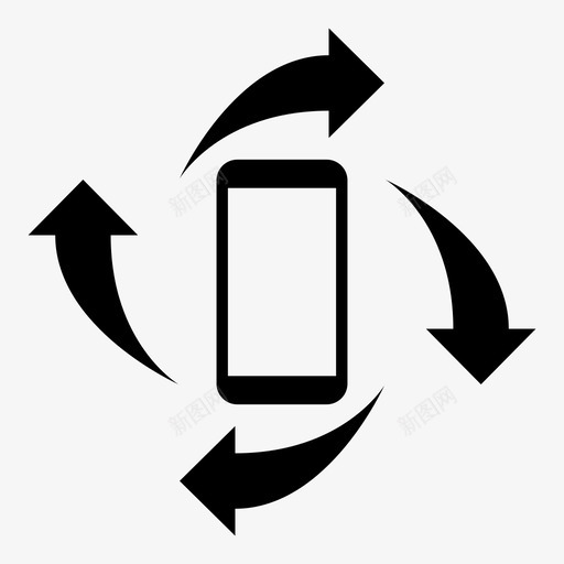 电话占线通话图标svg_新图网 https://ixintu.com 占线 手机 智能 电话 移动 通话
