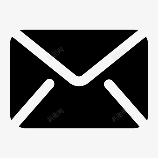 邮件电子商务信封图标svg_新图网 https://ixintu.com 信封 商店 在线 在线购物 字形 消息 电子商务 邮件