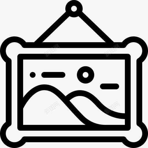 家具42线性图标svg_新图网 https://ixintu.com 图片 家具 线性