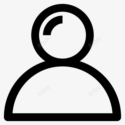 用户头像人图标svg_新图网 https://ixintu.com 个人资料 头像 用户