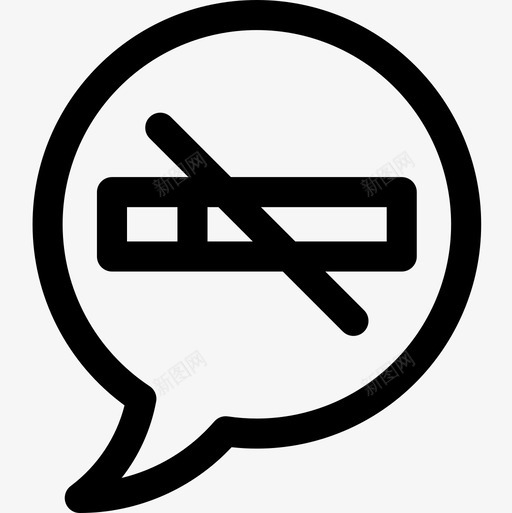 禁烟戒烟3直系图标svg_新图网 https://ixintu.com 戒烟 直系 禁烟