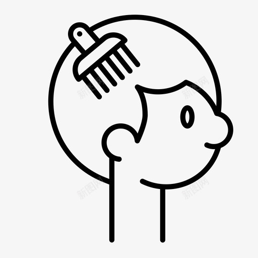 男性侧面头像面部图标svg_新图网 https://ixintu.com 侧面 头像 男性侧面 面部