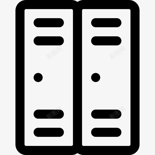 储物柜安全防护10线性图标svg_新图网 https://ixintu.com 储物柜 安全防护 线性
