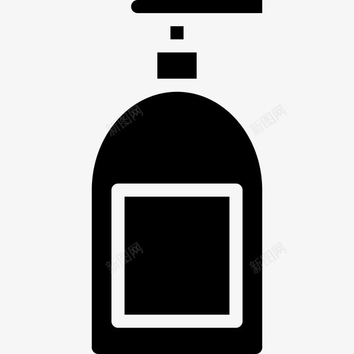 肥皂美容和化妆品2字形图标svg_新图网 https://ixintu.com 化妆品 字形 美容 肥皂