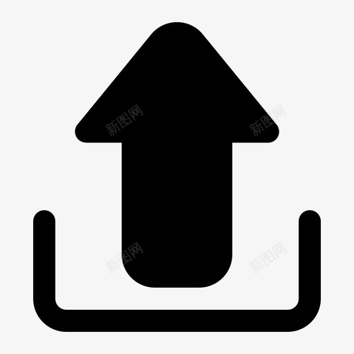 上传通信互联网图标svg_新图网 https://ixintu.com 上传 互联网 媒体 字形 网络 通信