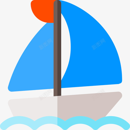 船旅行app14扁平图标svg_新图网 https://ixintu.com app 扁平 旅行