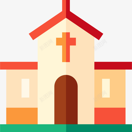 教堂城市生活12公寓图标svg_新图网 https://ixintu.com 公寓 城市生活12 教堂
