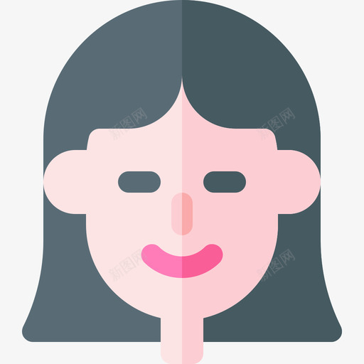 女人女人节9平淡图标svg_新图网 https://ixintu.com 女人 平淡