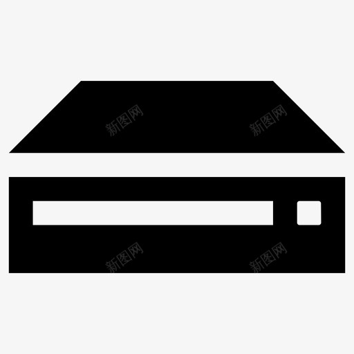 磁盘驱动器数据磁盘图标svg_新图网 https://ixintu.com 数据 硬件 磁盘 磁盘驱动器