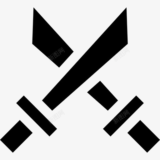 刀锋忍者20填充图标svg_新图网 https://ixintu.com 刀锋 填充 忍者20