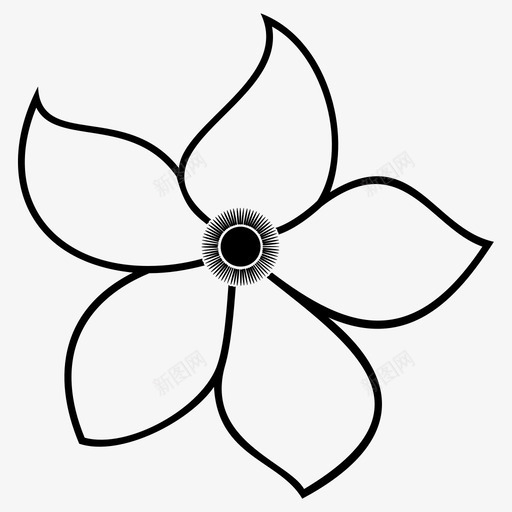花花园植物图标svg_新图网 https://ixintu.com 植物 花 花园