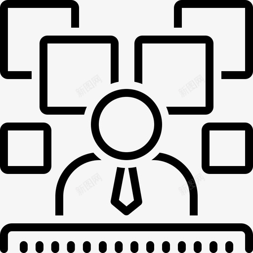 解释者描述者叙述者图标svg_新图网 https://ixintu.com 叙述者 描述者 提出者 解释者