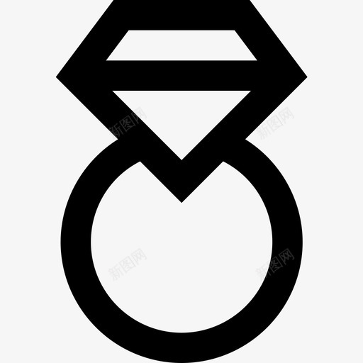 环杂项52线性图标svg_新图网 https://ixintu.com 杂项52 环 线性