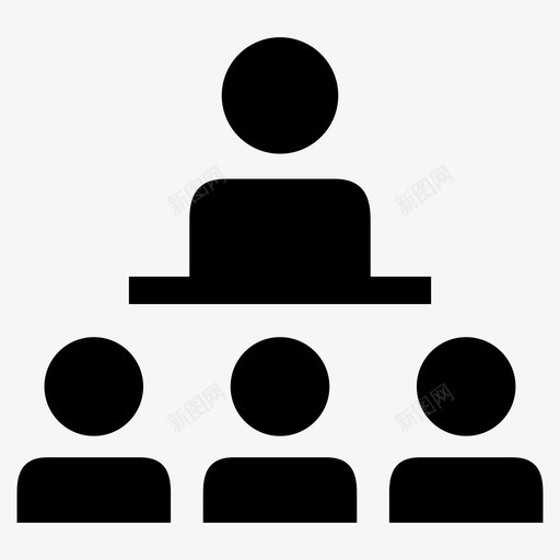 会议演讲商务咨询图标svg_新图网 https://ixintu.com 会议 商务咨询 演讲
