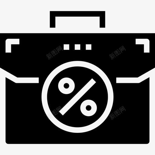 投资组合折扣5填充图标svg_新图网 https://ixintu.com 填充 投资组合 折扣5