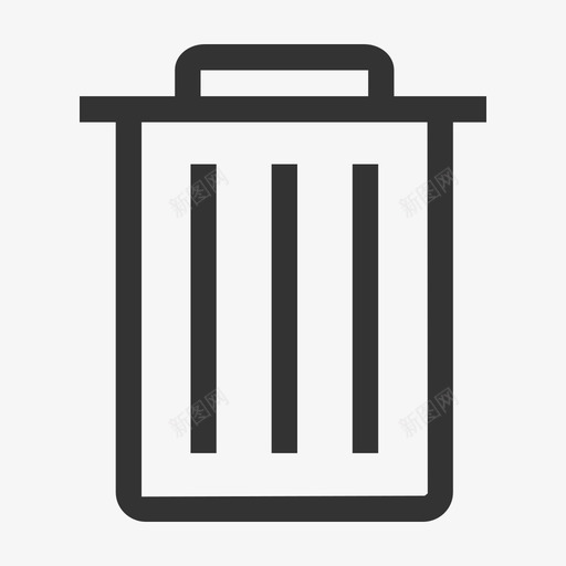 X_垃圾桶-16svg_新图网 https://ixintu.com X_垃圾桶-16