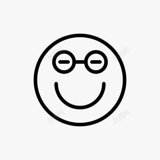 微笑表情脸图标svg_新图网 https://ixintu.com 微笑 情绪 表情